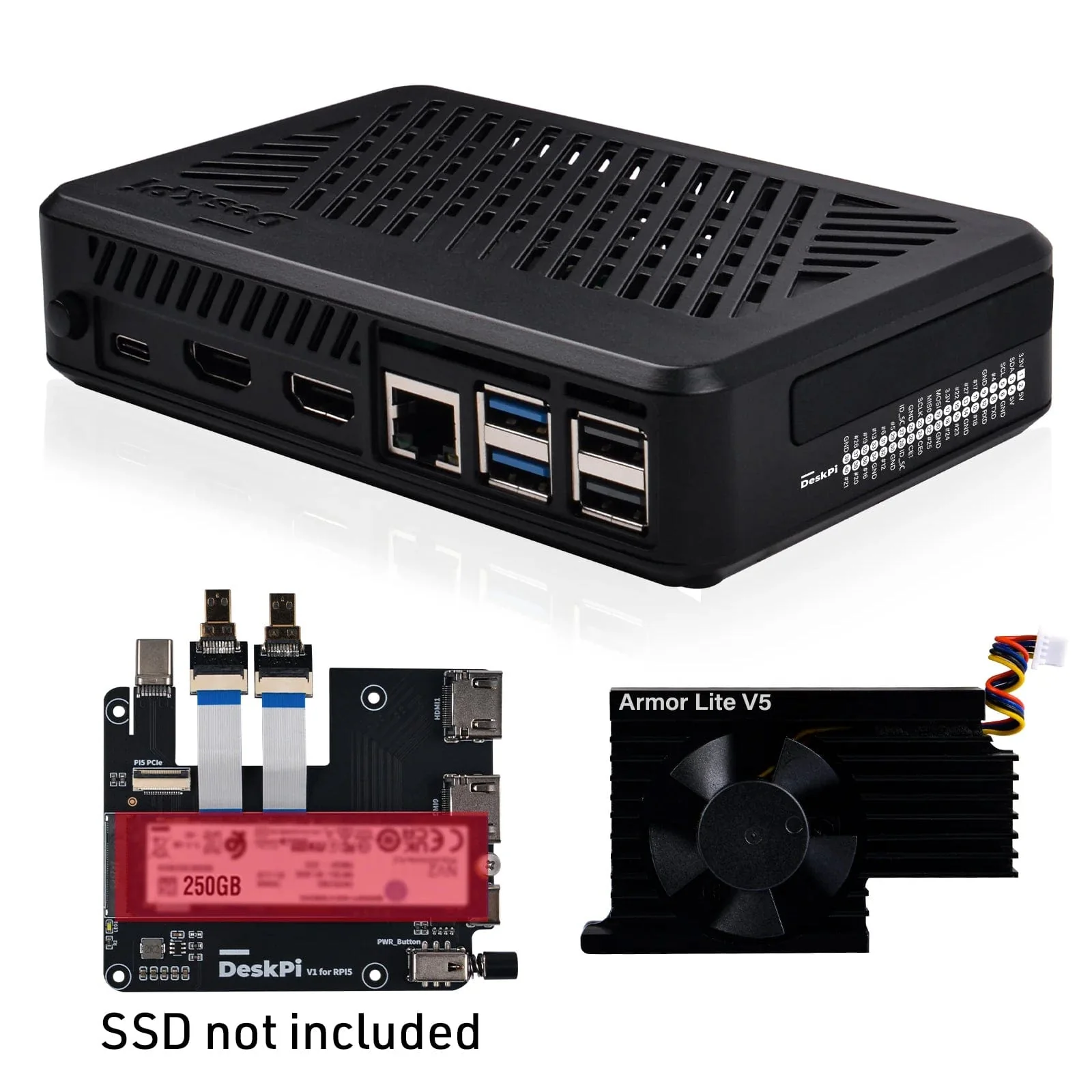 DeskPi Lite for Raspberry Pi 5 - Image 3
