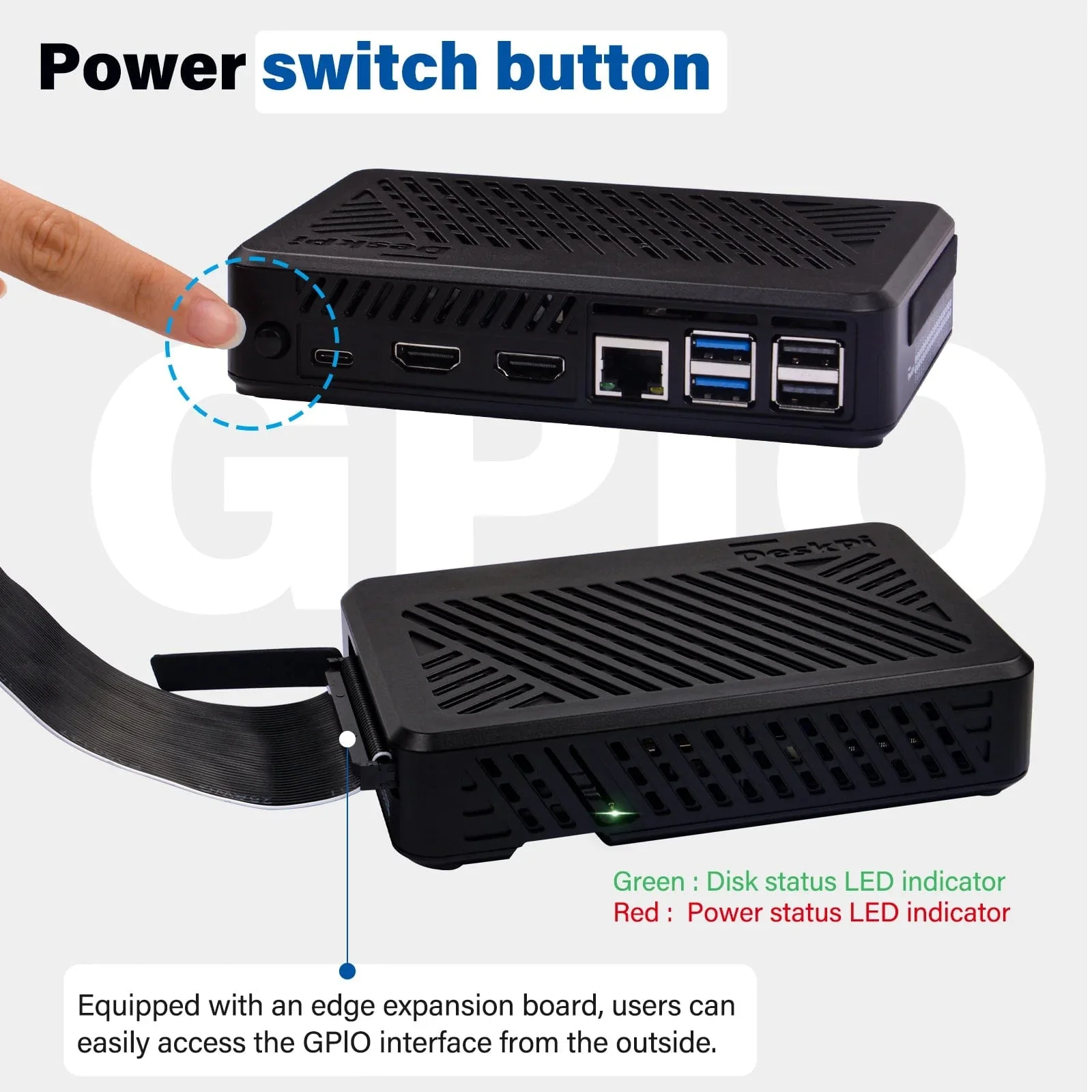 DeskPi Lite for Raspberry Pi 5 - Image 4