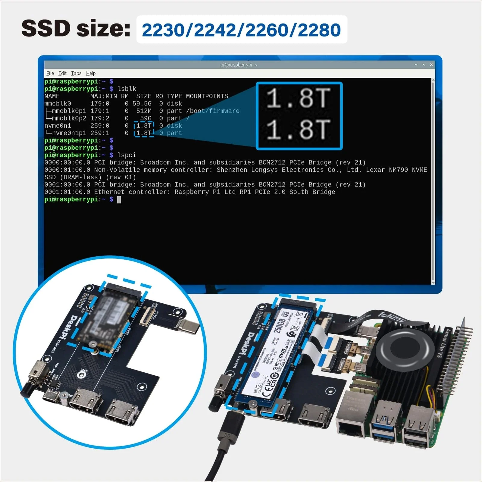 DeskPi Lite for Raspberry Pi 5 - Image 7