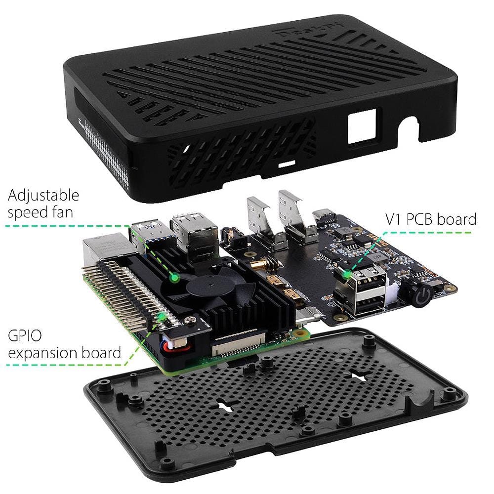DeskPi Lite Raspberry Pi 4 Case - Image 2