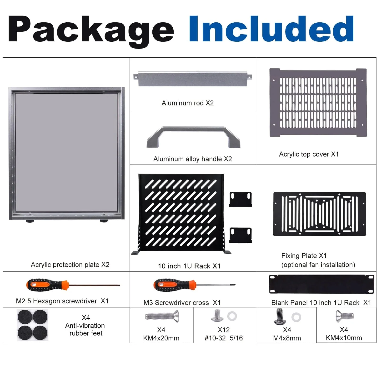 DeskPi RackMate T0 - 10" 4U Mini Server Rack - Image 3