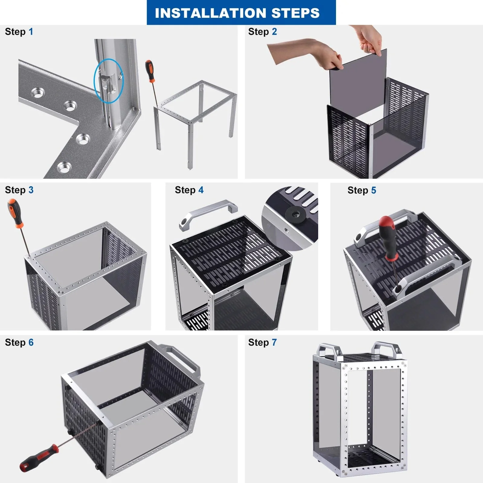DeskPi RackMate TT - 7-10" 0.5-1U Micro Server Rack - Image 7