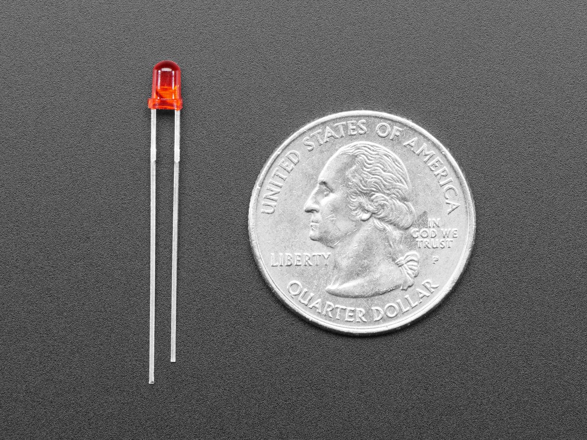 Diffused 3mm LED Pack - 5 LEDs each in 5 Colors - 25 Pack - Image 4