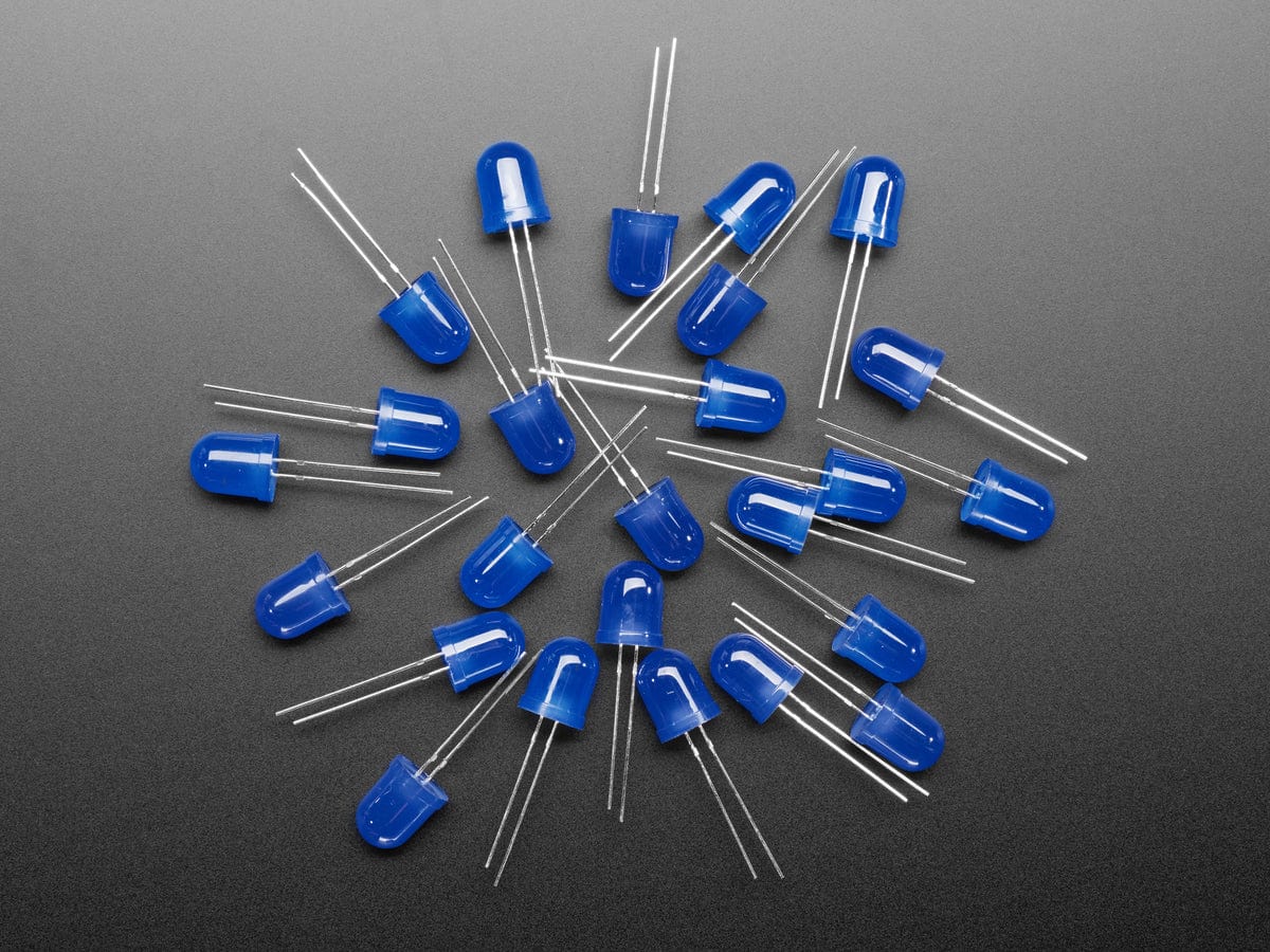 Diffused Blue 10mm LED (25 pack) - Image 2