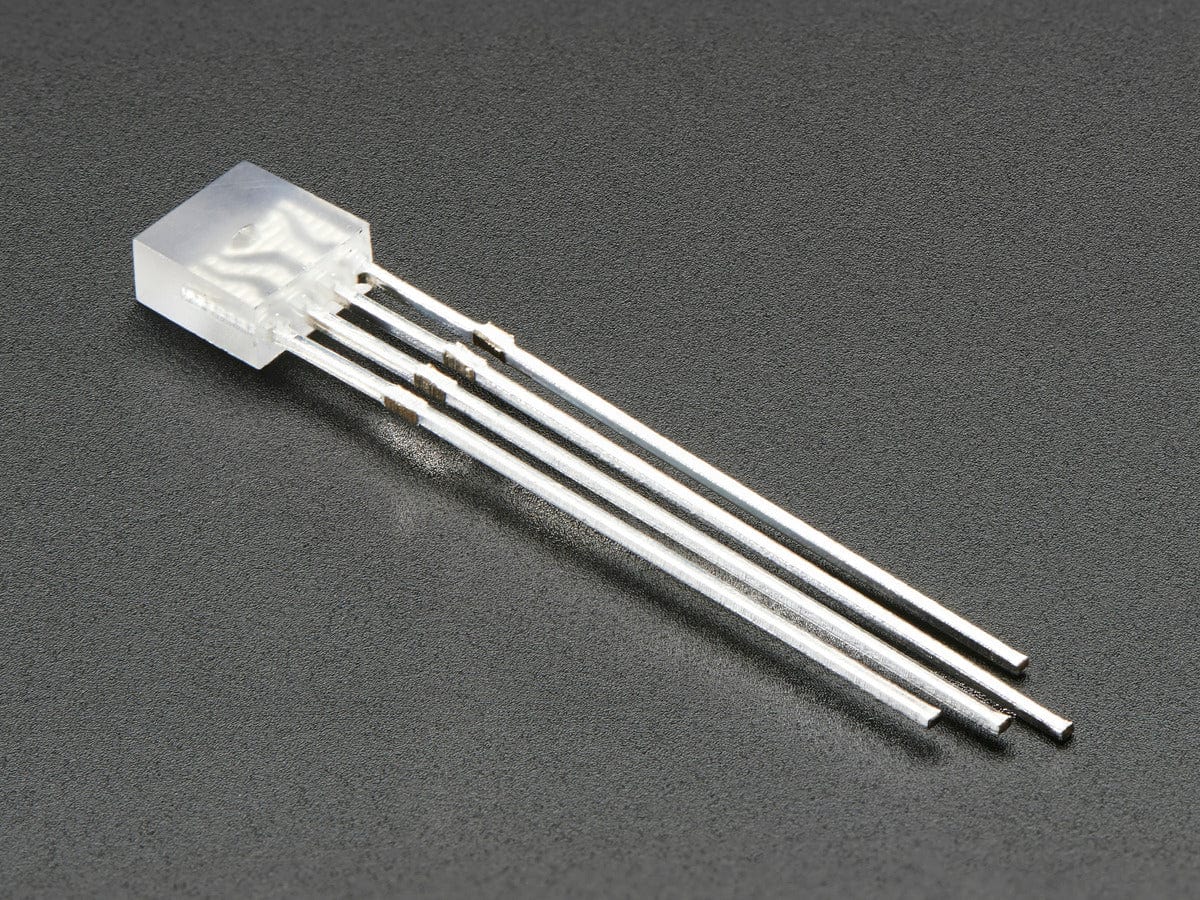 Diffused Rectangular 5mm RGB LEDs - Pack of 10 - Image 2