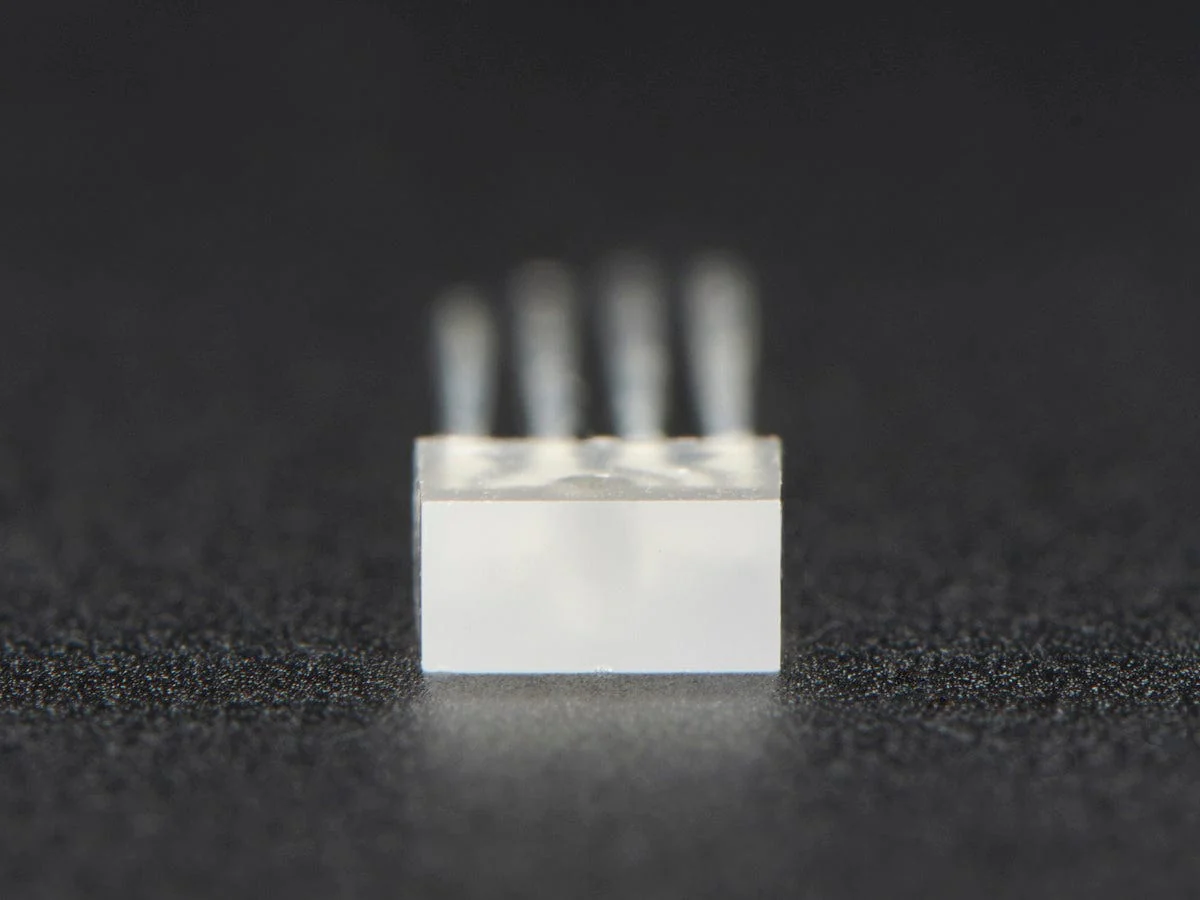Diffused Rectangular 5mm RGB LEDs - Pack of 10 - Image 3