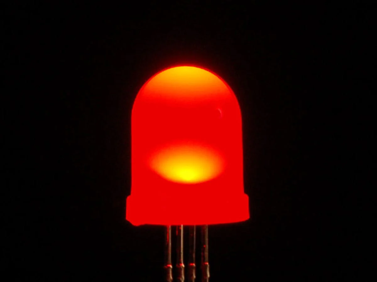 Diffused RGB (tri-color) 10mm LED (10 pack) (Common Anode) - Image 3