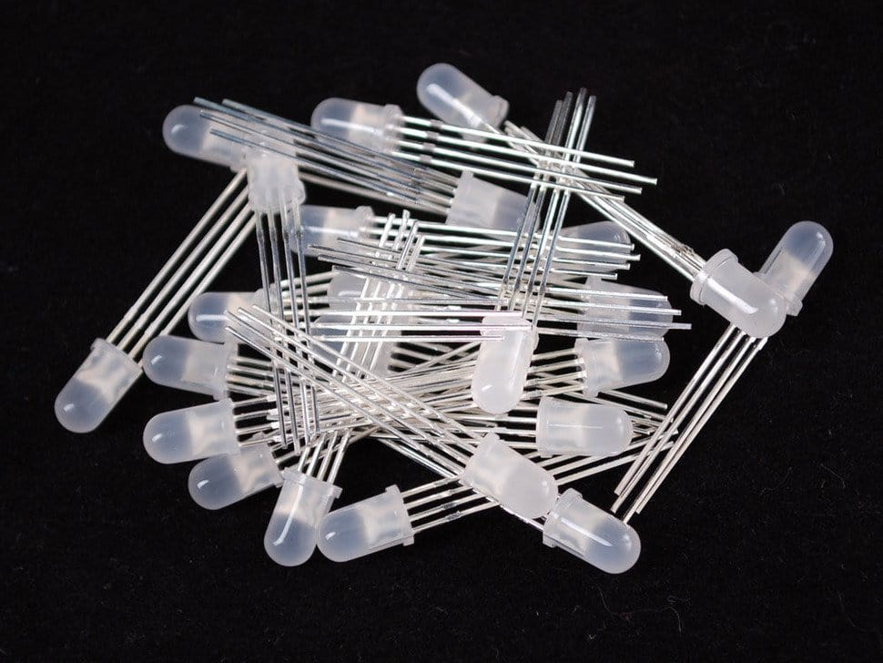 Diffused RGB (tri-color) LED (Common Anode) - Image 2