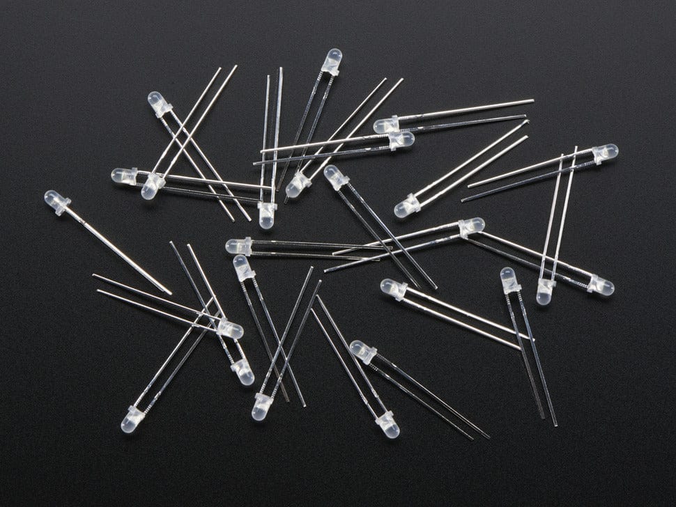 Diffused White 3mm LED (25 pack) - Image 2