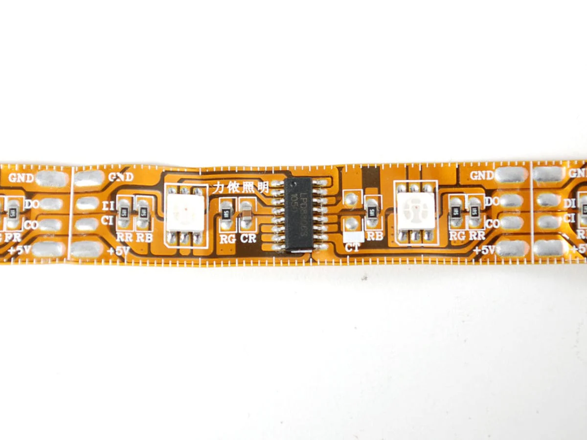 Digital RGB LED Weatherproof Strip - LPD8806 32 LED - 1m Reel [Discontinued] - Image 2