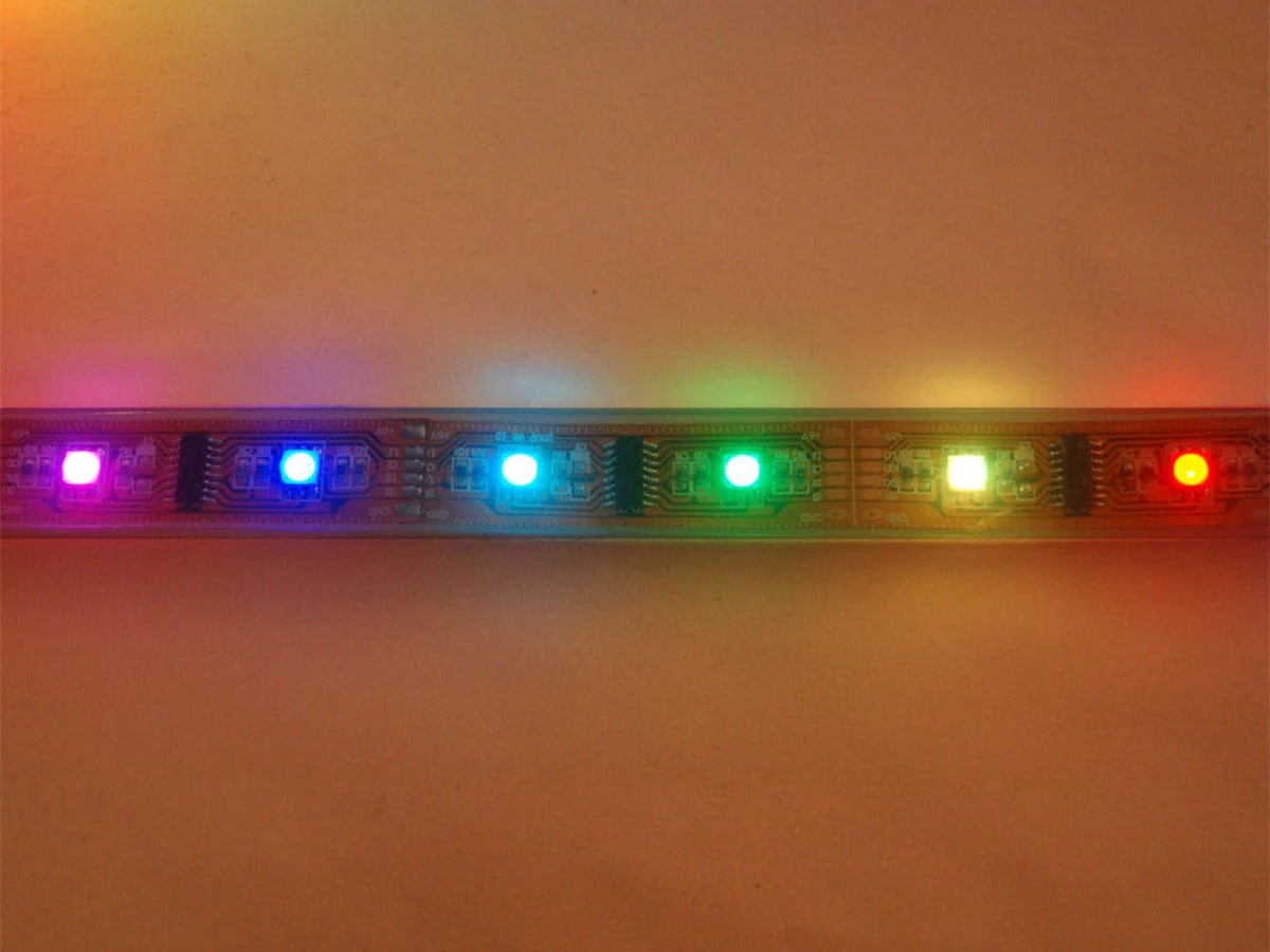 Digital RGB LED Weatherproof Strip - LPD8806 32 LED - 1m Reel [Discontinued] - Image 3