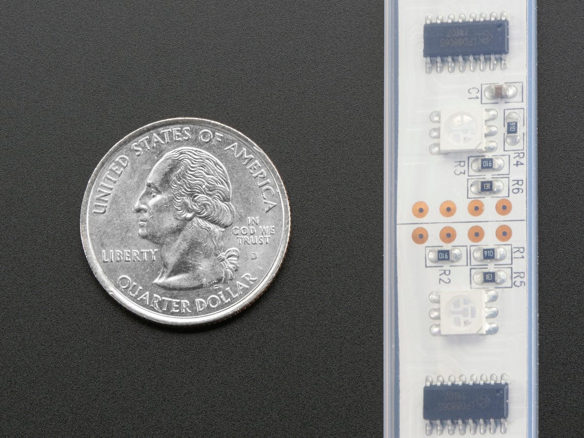 Digital RGB LED Weatherproof Strip - LPD8806 x 48 LED (LPD8806) [Discontinued] - Image 3