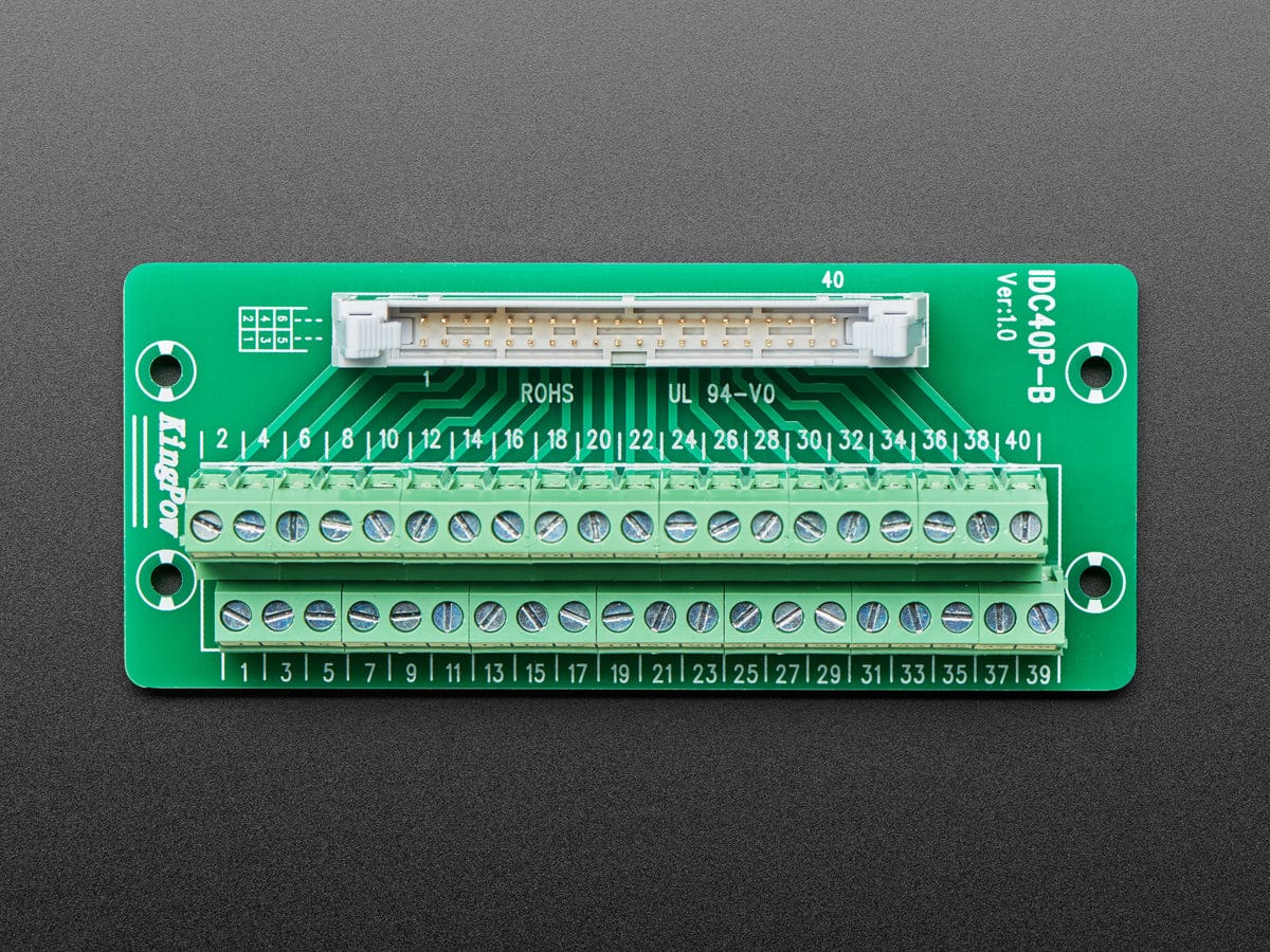 DIN Rail 2x20 IDC to Terminal Block Adapter Breakout - Image 4