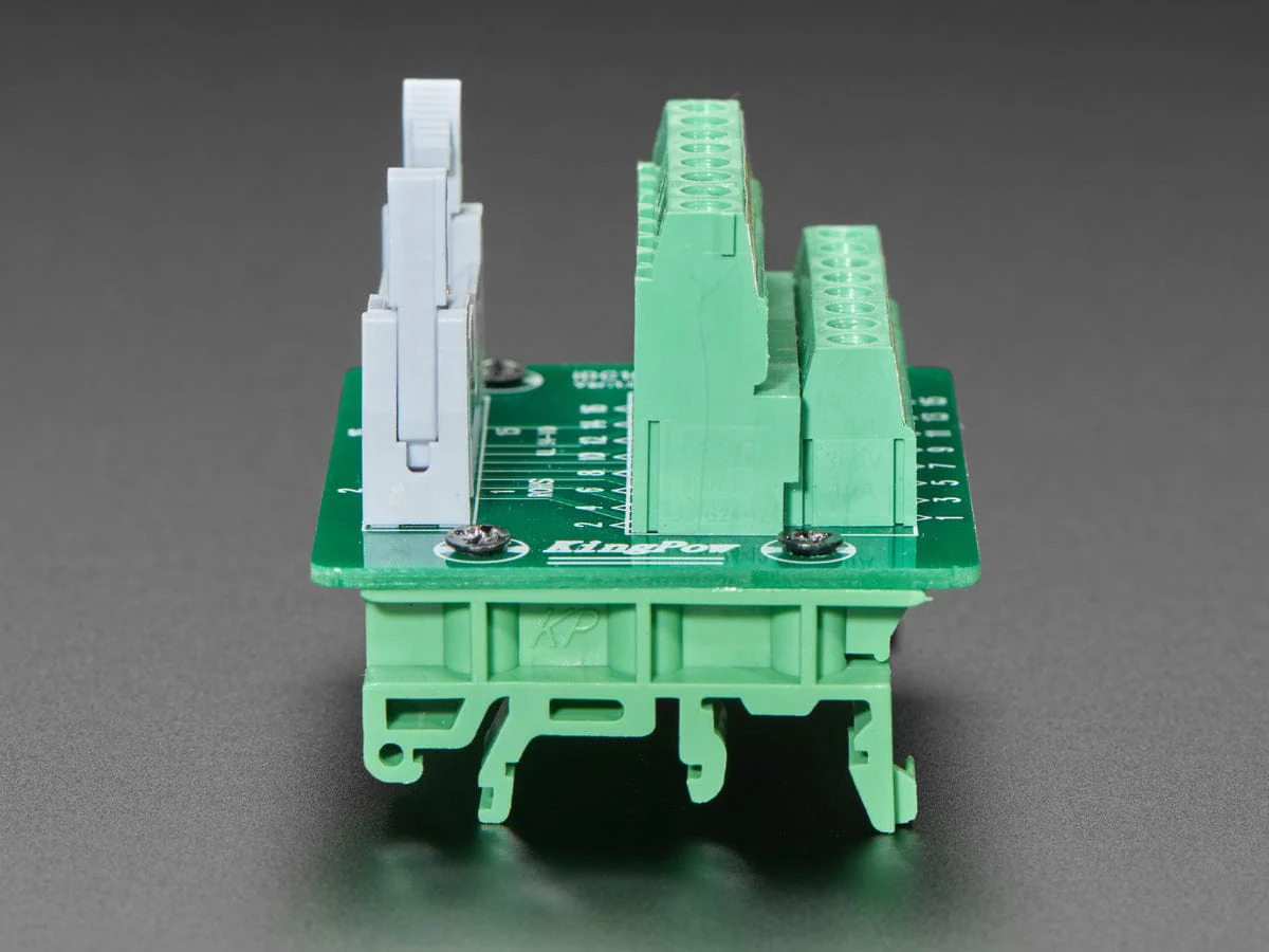 DIN Rail 2x8 IDC to Terminal Block Adapter Breakout - Image 5