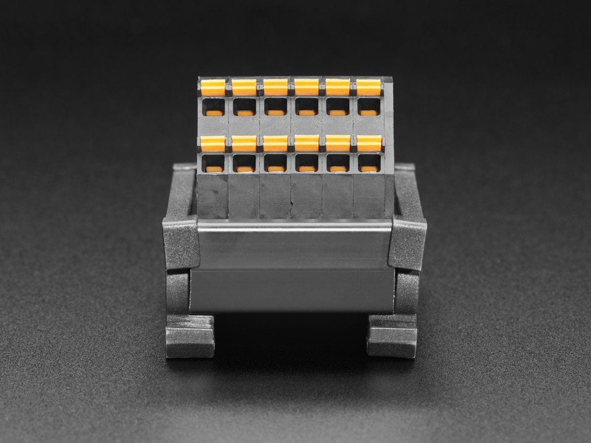 DIN Rail Dual 1x6 to Terminal Block Adapter [Discontinued] - Image 4