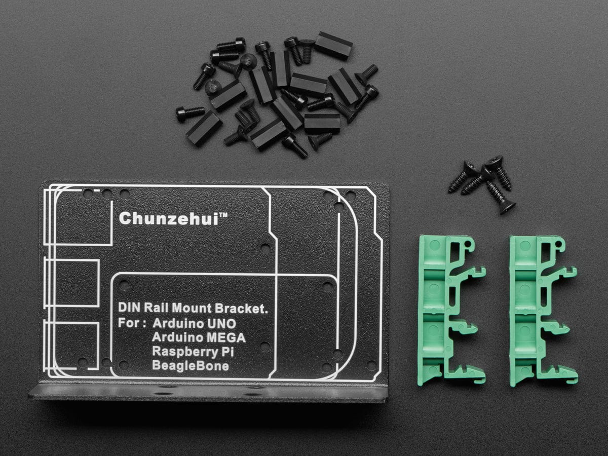DIN Rail Mount Bracket for Raspberry Pi / BeagleBone / Arduino - Image 2
