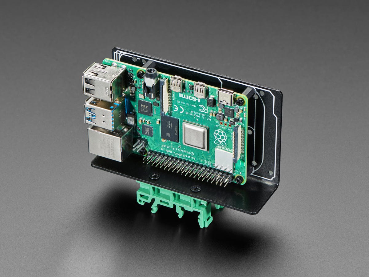 DIN Rail Mount Bracket for Raspberry Pi / BeagleBone / Arduino - Image 3