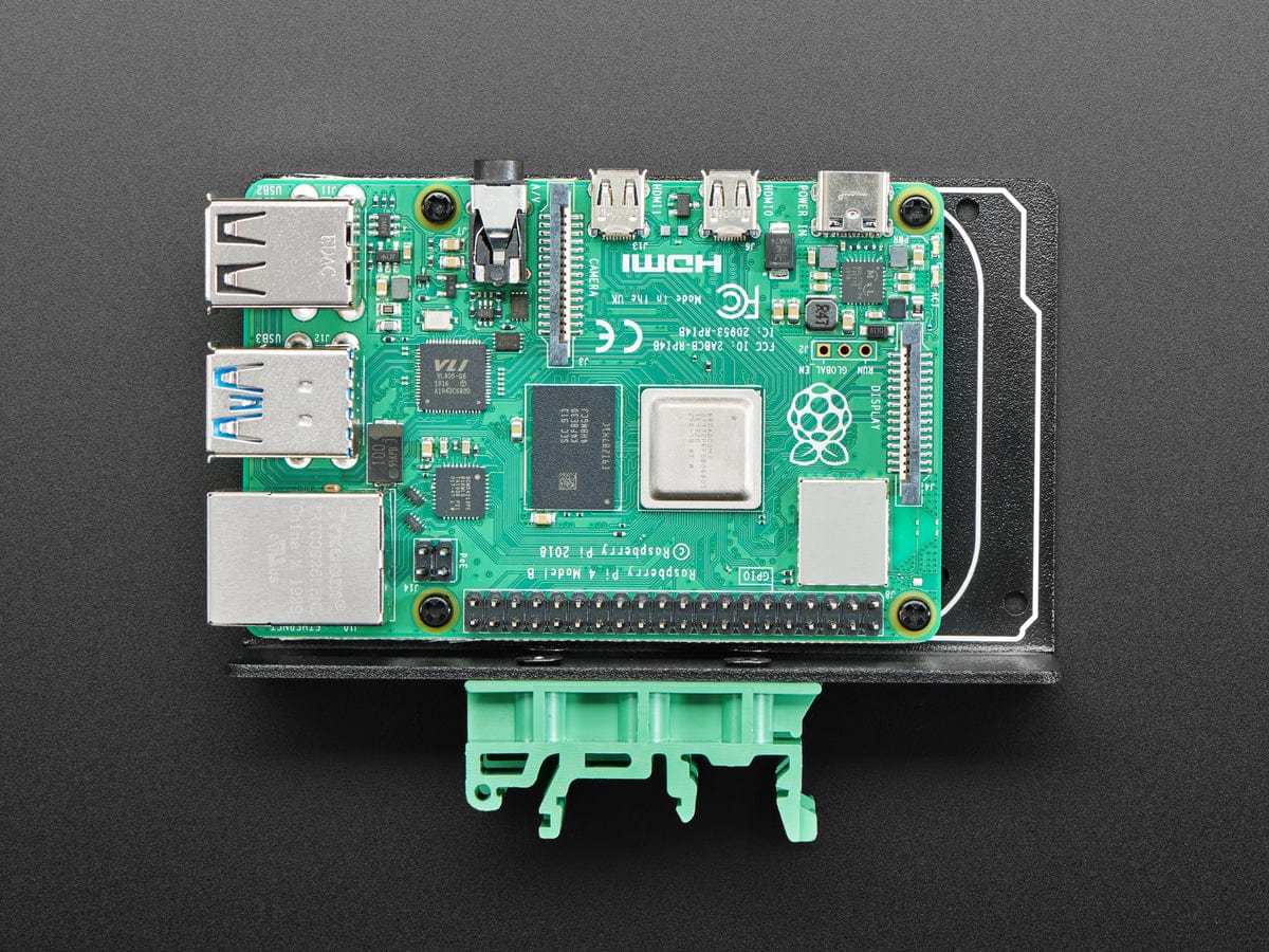DIN Rail Mount Bracket for Raspberry Pi / BeagleBone / Arduino - Image 4