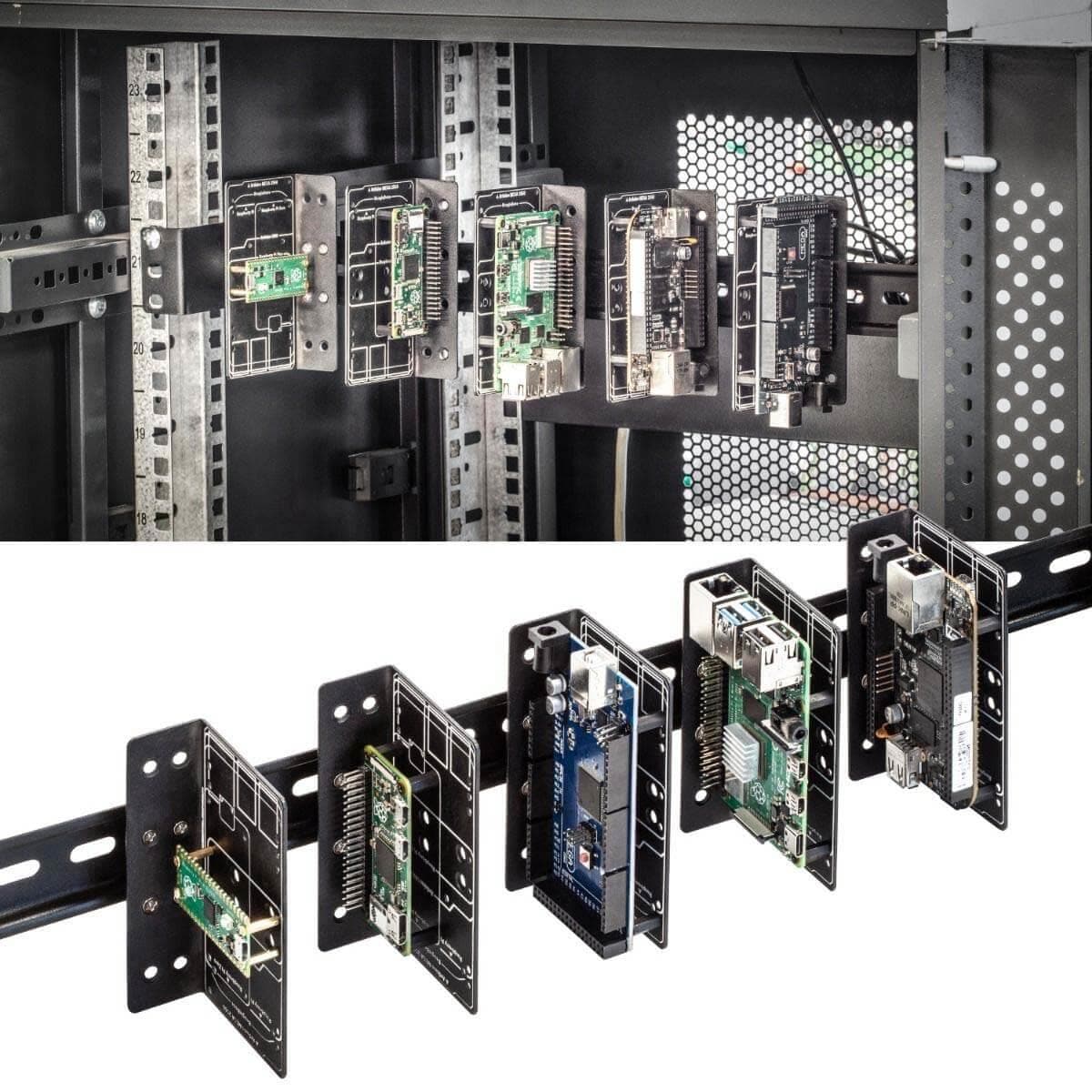 DIN Rail Mount for Raspberry Pi, Zero, Pico and Arduino [discontinued] - Image 4