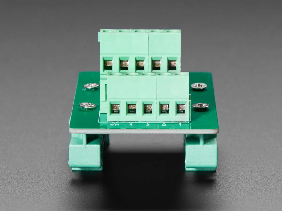 DIN Rail RJ-45 To Terminal Block Adapter (Vertical Jack) [discontinued] - Image 4