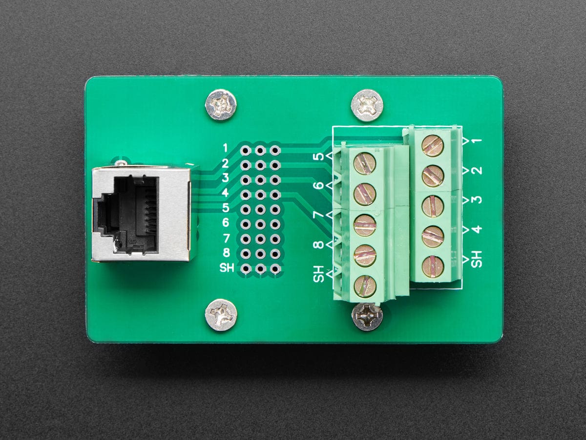 DIN Rail RJ-45 To Terminal Block Adapter (Vertical Jack) [discontinued] - Image 5