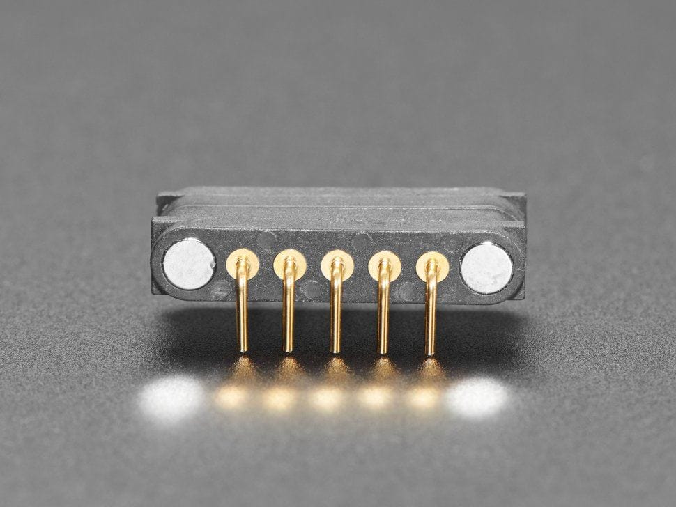 DIY Magnetic Connector - Right Angle Five Contact Pins - Image 3