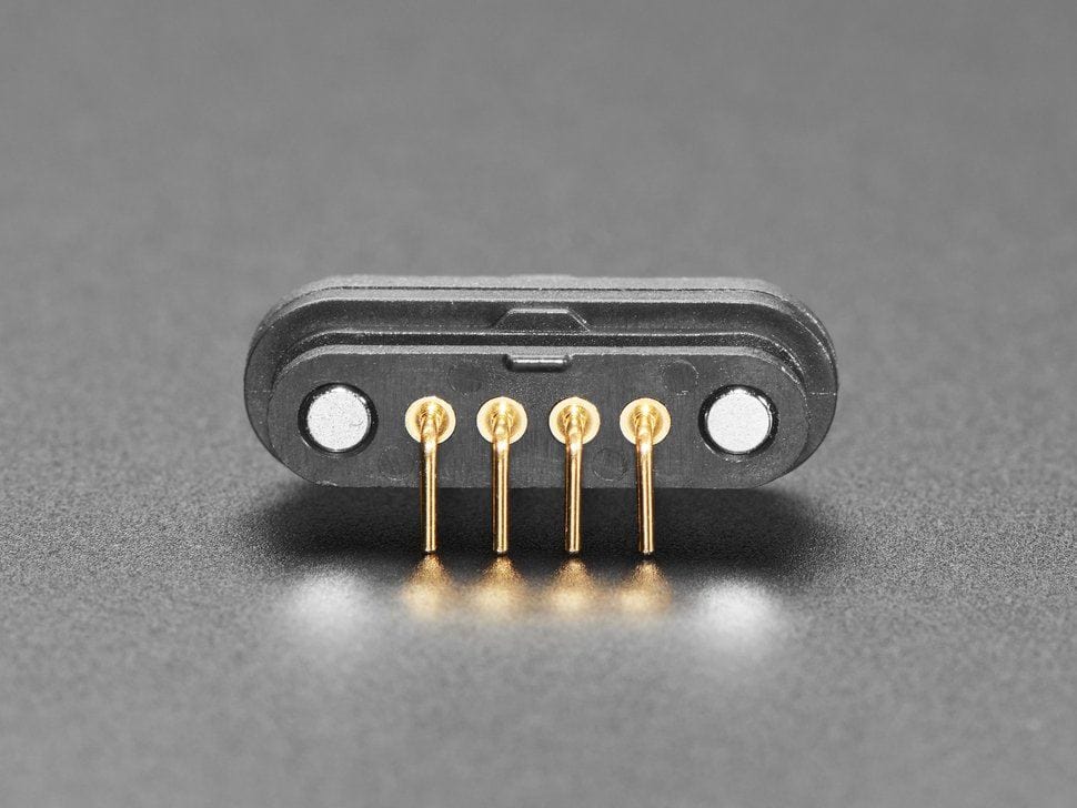 DIY Magnetic Connector - Right Angle Four Contact Pins - Image 3