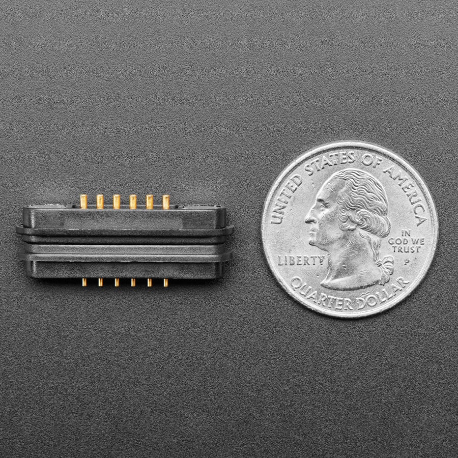 DIY Magnetic Connector - Straight 6 Contact Pins - 2.2mm Pitch - Image 5