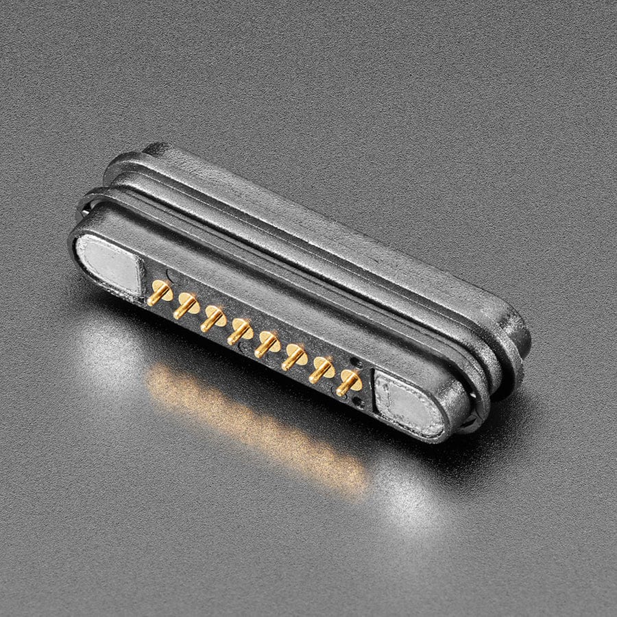 DIY Magnetic Connector - Straight 8 Contact Pins - 2.2mm Pitch
