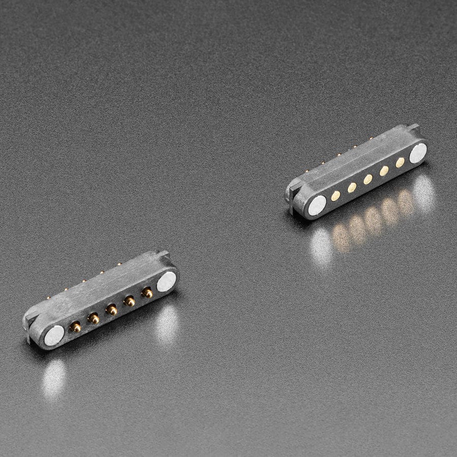 DIY Magnetic Connector - Straight Angle Five Contact Pins