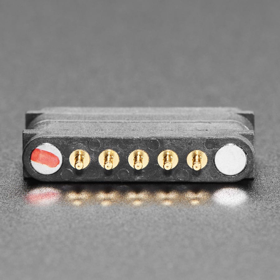 DIY Magnetic Connector - Straight Angle Five Contact Pins - Image 4