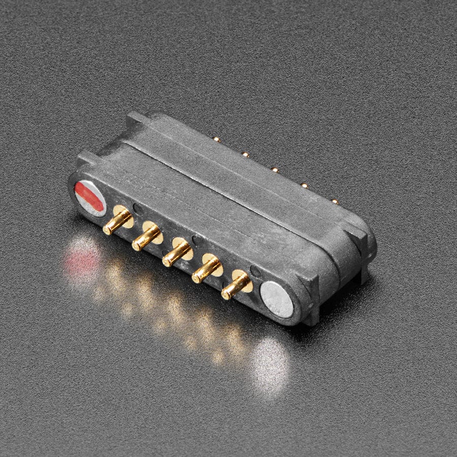 DIY Magnetic Connector - Straight Angle Five Contact Pins - Image 5