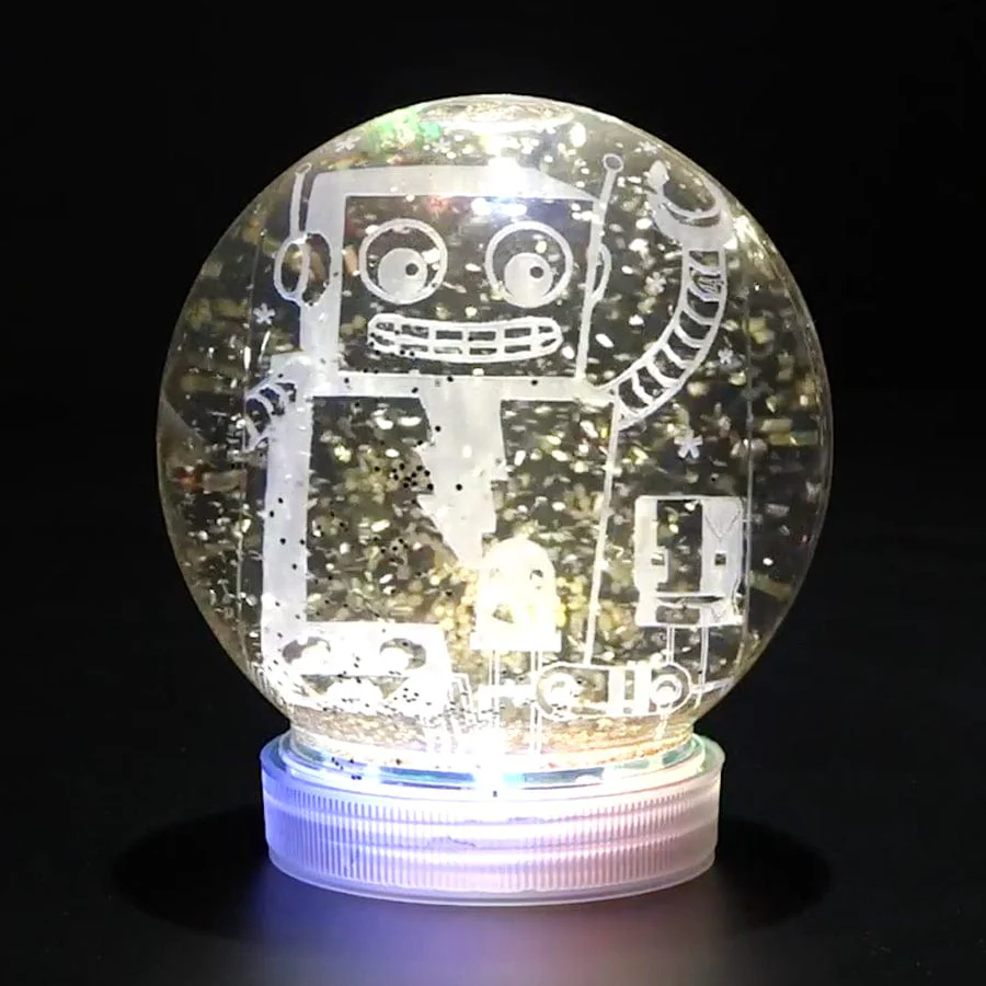 DIY Snow Globe Kit (108mm Diameter) - Image 2
