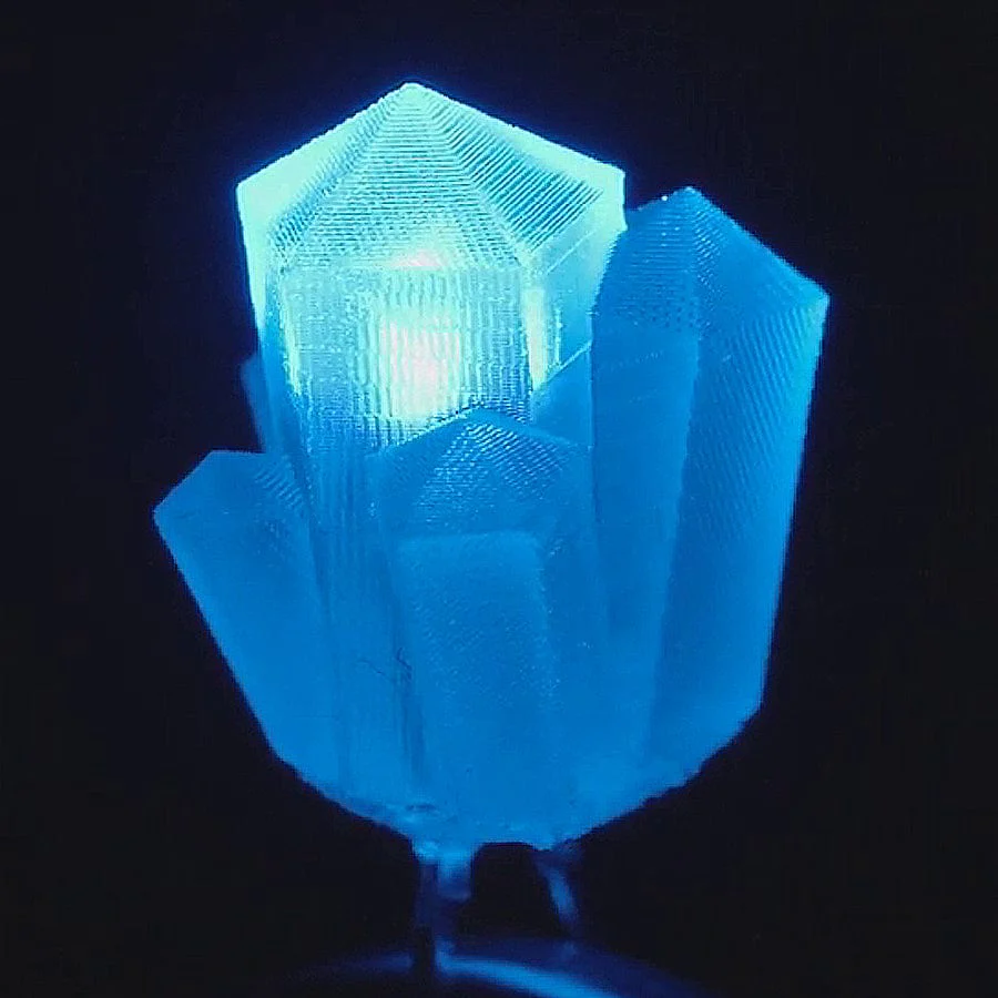 dLUX-dLITE Blue Crystal Shape LEDs (5 Pack) - Image 2