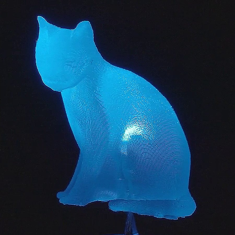 dLUX-dLITE Blue Kitty Shape LEDs (5 Pack) [discontinued] - Image 2