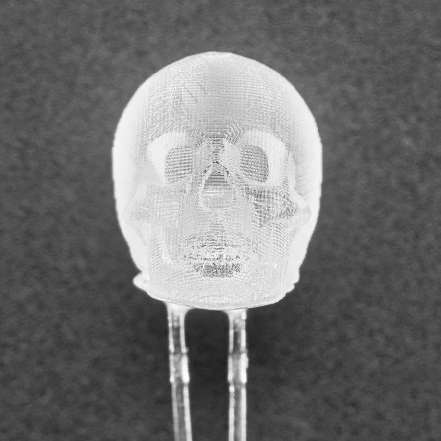 dLUX-dLITE Red Skull Shape LEDs (5 Pack) - Image 3