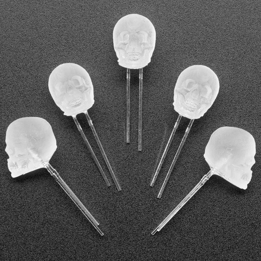 dLUX-dLITE Red Skull Shape LEDs (5 Pack) - Image 5