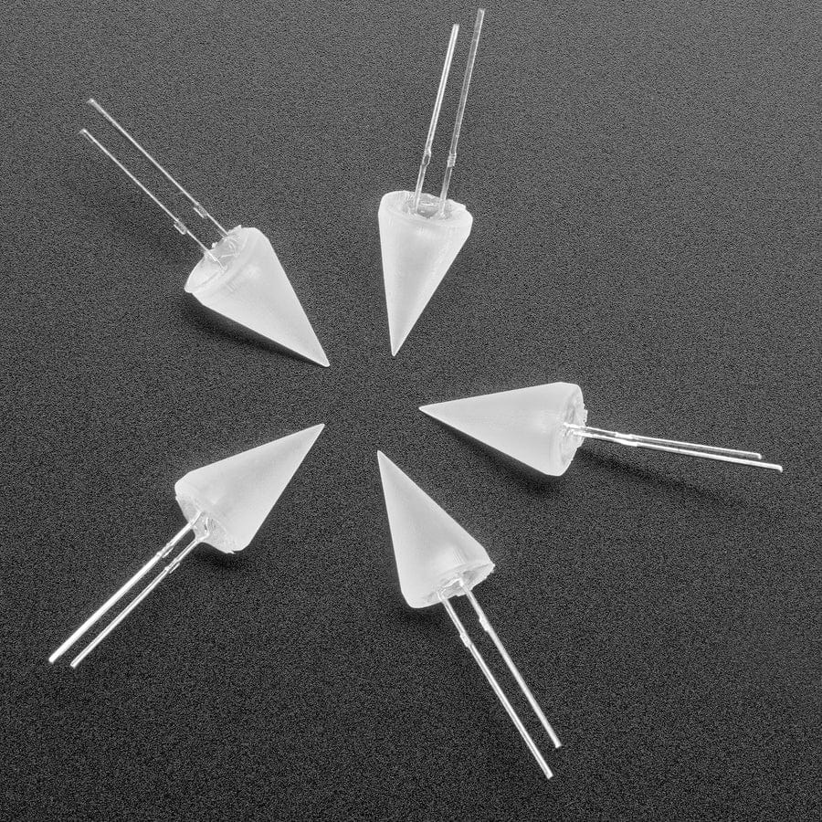dLUX-dLITE Red Spike Shape LEDs (5 Pack) [discontinued] - Image 4