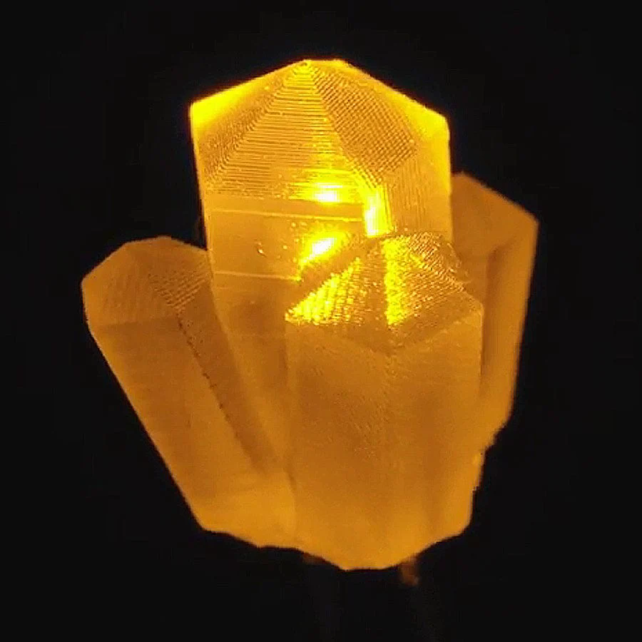 dLUX-dLITE Yellow Crystal Shape LEDs (5 Pack) [discontinued] - Image 2