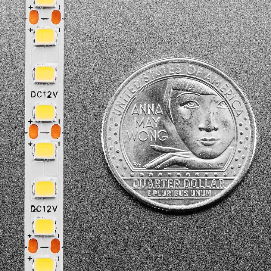 Double-Sided Single Color 12V LED Strip - Natural White 4500K - 1 meter - Image 2