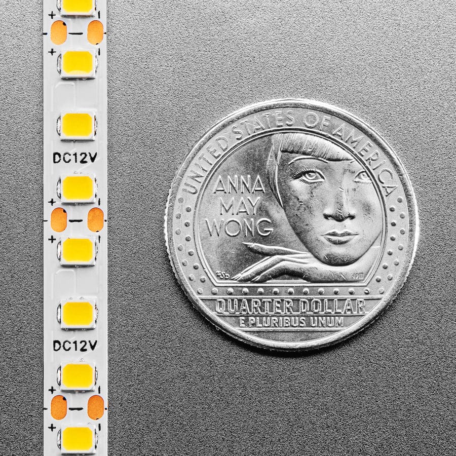 Double-Sided Single Color 12V LED Strip - Warm White 3000K - 1m - Image 3