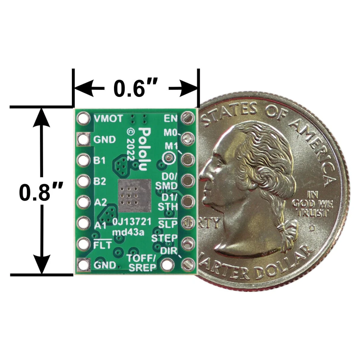 DRV8434 Stepper Motor Driver Carrier - Image 5