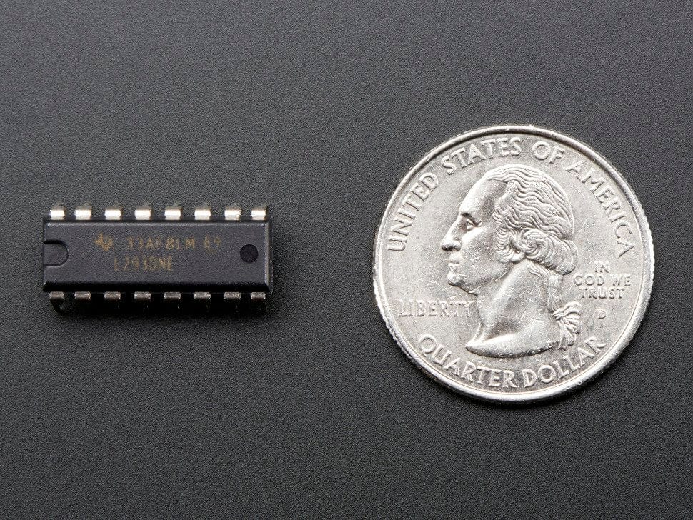 Dual H-Bridge Motor Driver for DC or Steppers - 600mA - L293D - Image 2