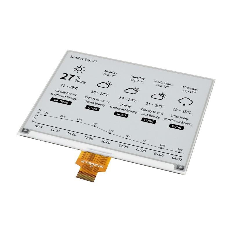 5.83" ePaper Display Raw Panel (648x480)