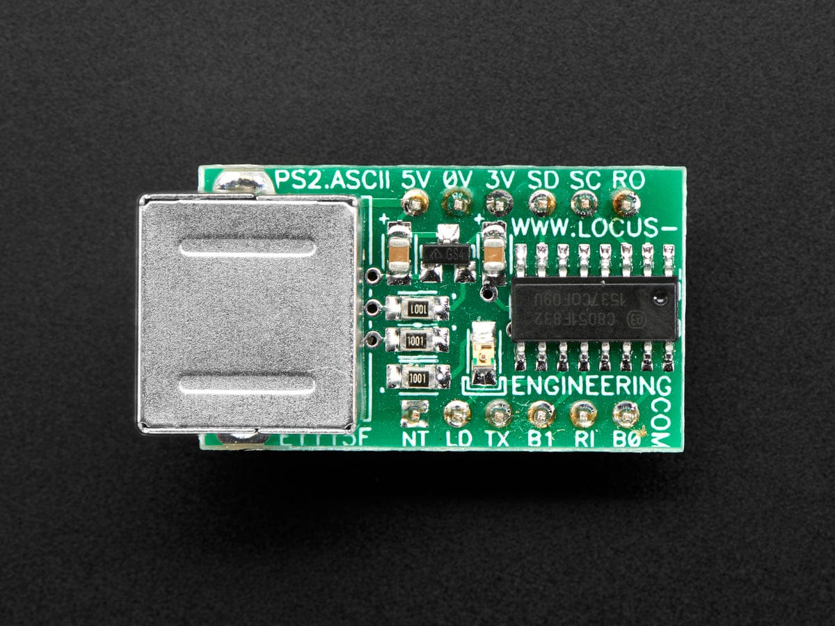 E1115 PS/2 Keyboard to TTL Serial Converter [Discontinued] - Image 2