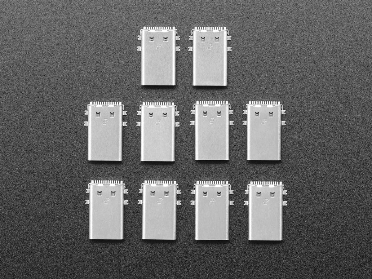 Edge-Launch USB Type C SMT Plug Connector - Pack of 10 - Image 3