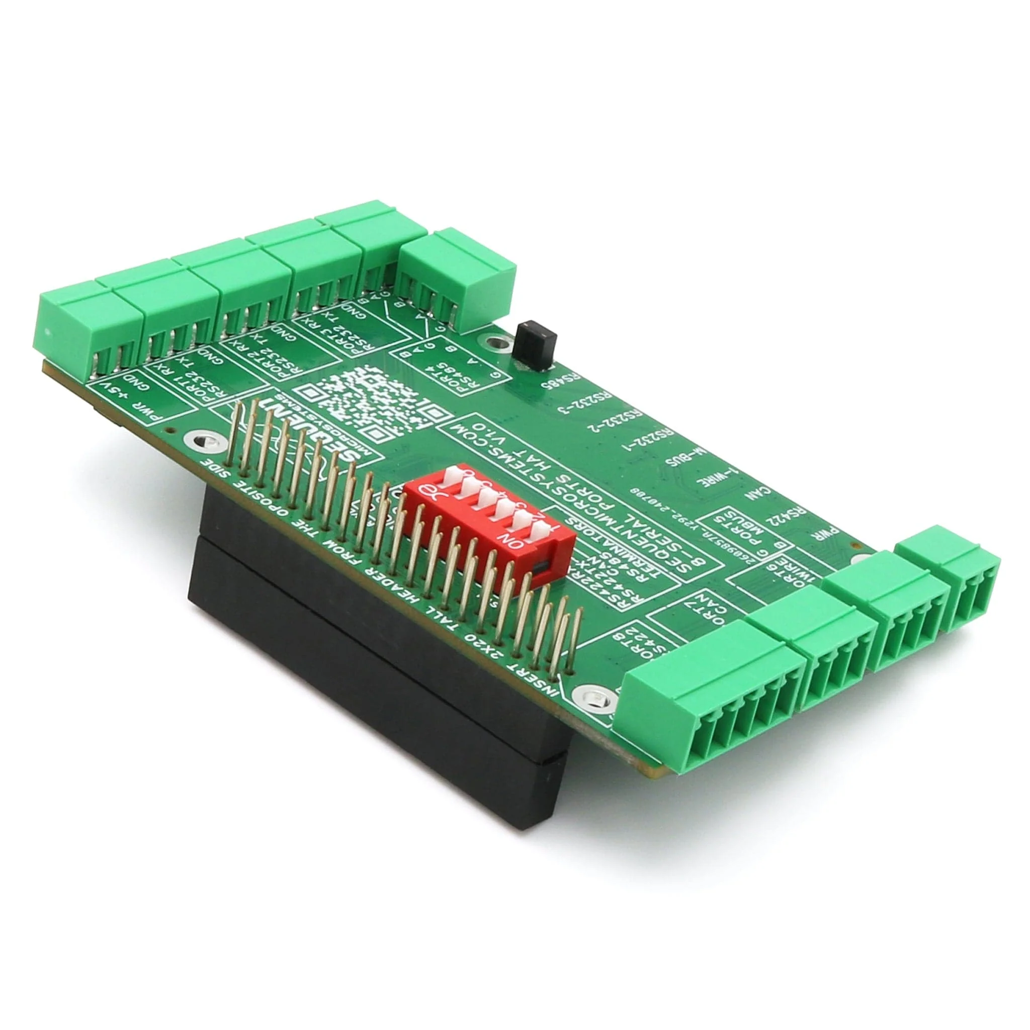 Eight Serial Ports 2-Layer Stackable HAT for Raspberry Pi - Image 3