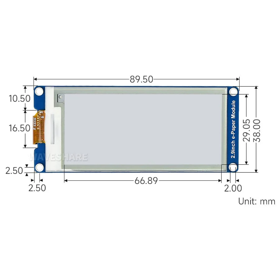 2.9" ePaper Display Module (296x128) - Image 5