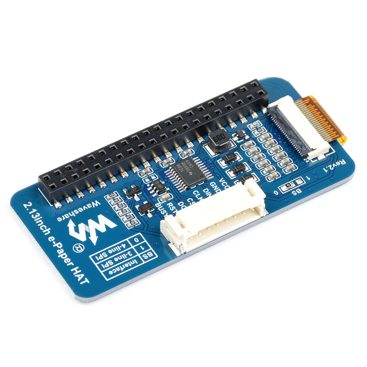 2.13" ePaper Display HAT (250x122) - Image 2