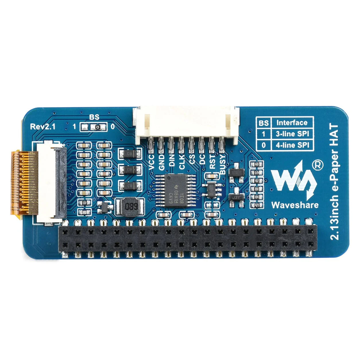2.13" ePaper Display HAT (250x122) - Image 6
